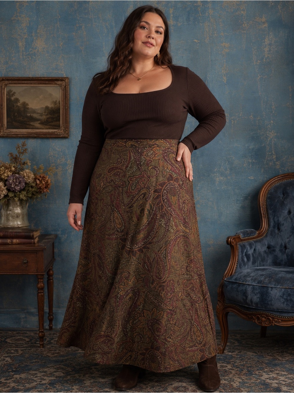 Vintage Katlyn O farrel mid skirt